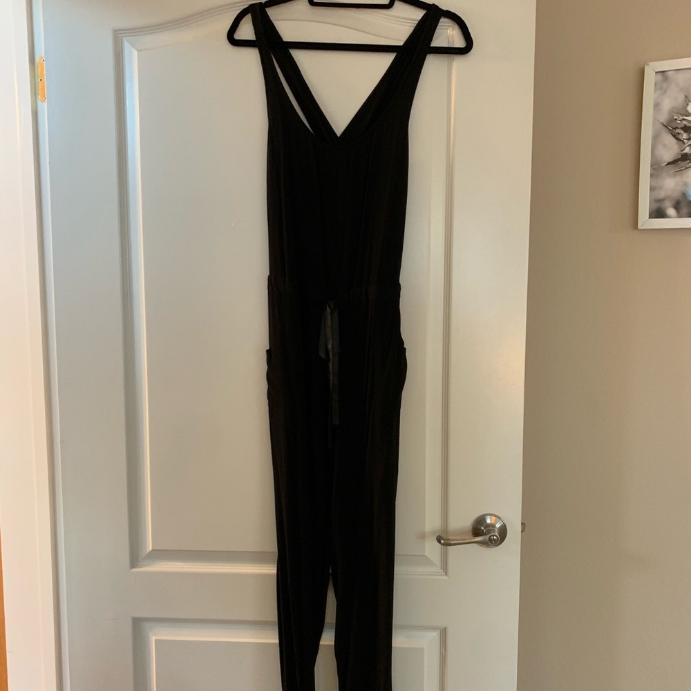 Black Open Back Jumpsuit